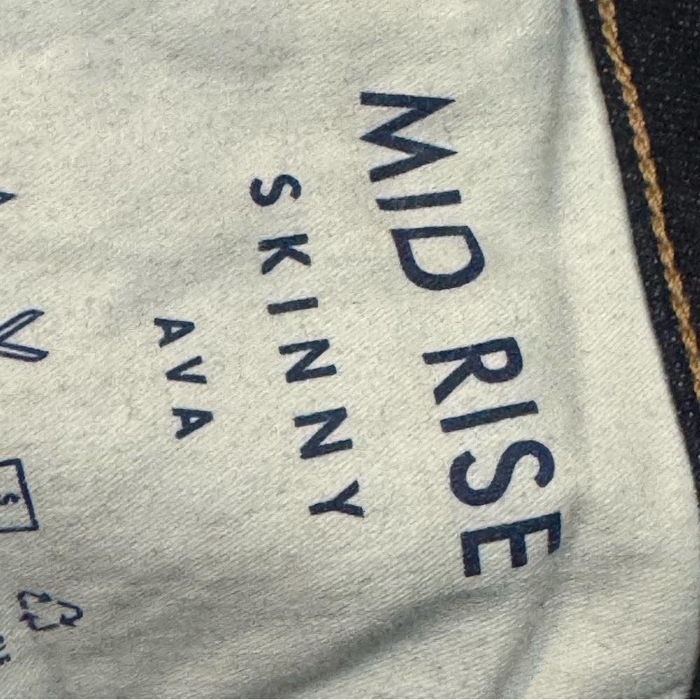 Women's Lucky brand Ava Mid Rise Skinny Blue Jeans - Picture 7 of 8